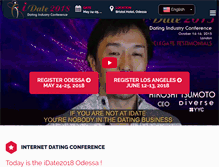 Tablet Screenshot of datingconference.com